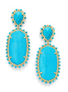 PARSONS DROP EARRINGS in turquoise