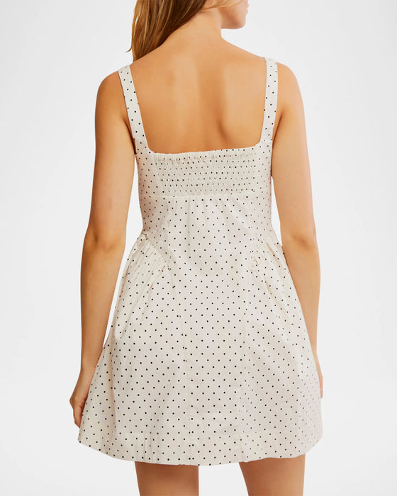 ASTRID MINI DRESS in polka dot