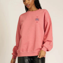  ALL SEEING EYE EMBROIDERED OVERSIZED SWEATSHIRT