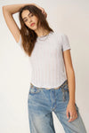 EVERYDAY TEXTURED RIB TEE