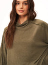 MODERN LOVER COZY FUNNEL NECK SWEATER