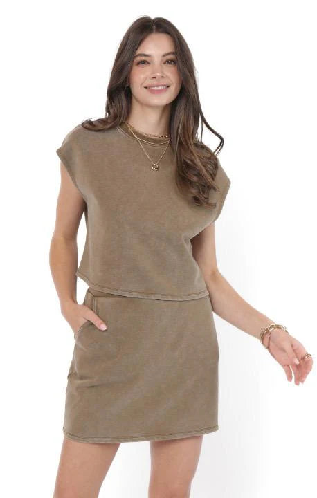 LITTLE GAMES TERRY SKIRT