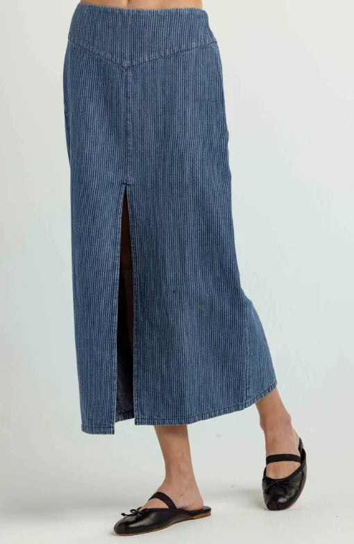 Denim Baker Skirt