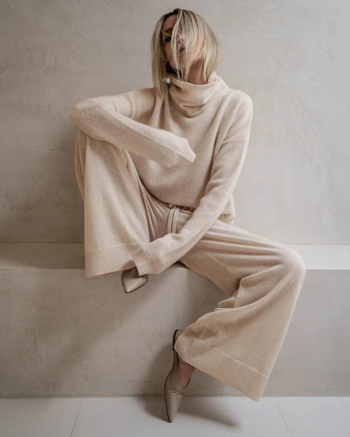Tori Cashmere Turtleneck Sweater
