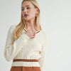 LOIS LUXE CABLE SWEATER