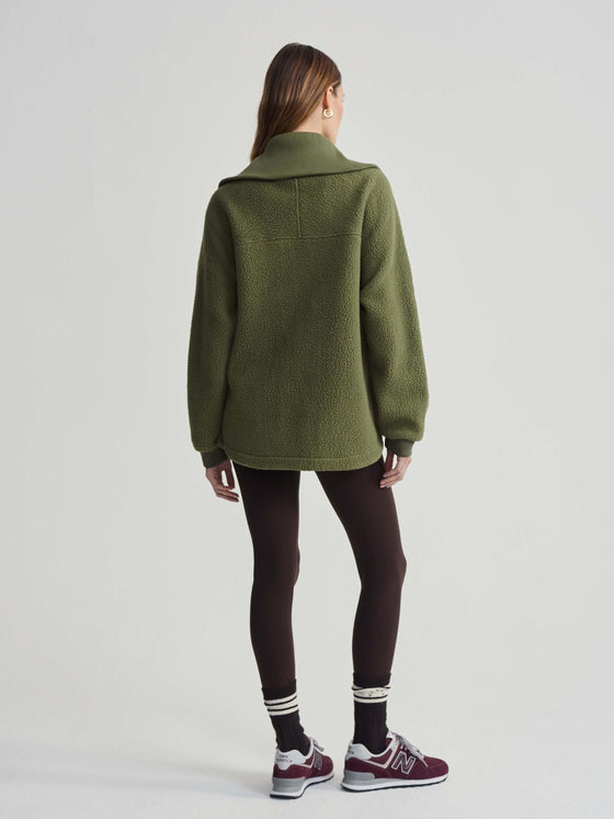 ELEANOR PATCH POCKET FLEECE