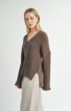 CARLI V NECK PULLOVER SWEATER