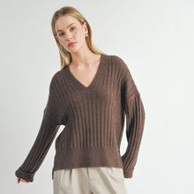  CARLI V NECK PULLOVER SWEATER