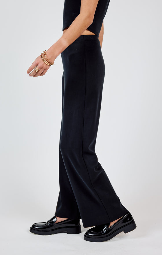 HUSTLE KNIT WIDE LEG PANTS