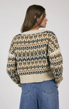 RURAL NORDIC PATTERN PULLOVER SWEATER