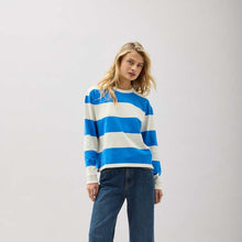  RUGBY STRIPE COTTON PULLOVER