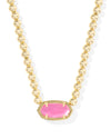 ELISA BEADED GOLD NECKLACE