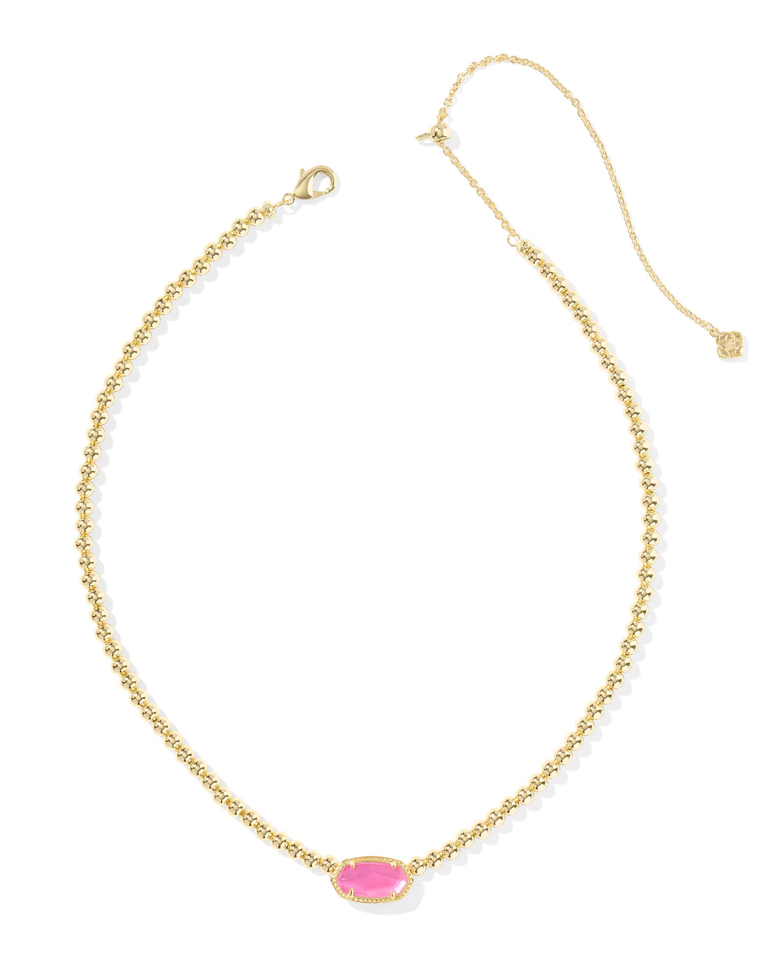 ELISA BEADED GOLD NECKLACE