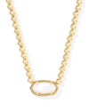ELISA BEADED GOLD NECKLACE