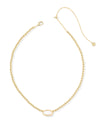 ELISA BEADED GOLD NECKLACE