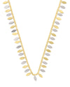 KAYLA MIXED METAL STRAND NECKLACE