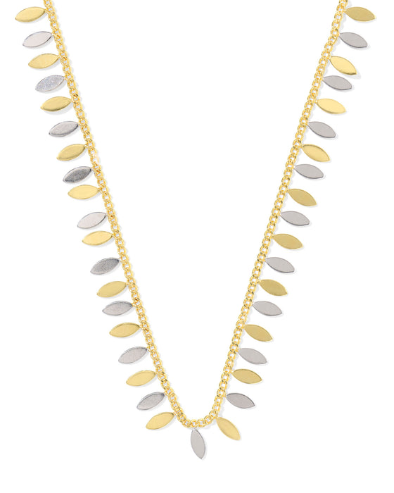 KAYLA MIXED METAL STRAND NECKLACE