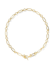  SYLVIA METAL LINK AND CHAIN NECKLACE