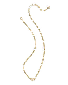  ELISA FIGARO CHAIN SHORT PENDANT NECKLACE