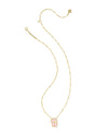 BALLET SLIPPERS SHORT PENDANT GOLD NECKLACE