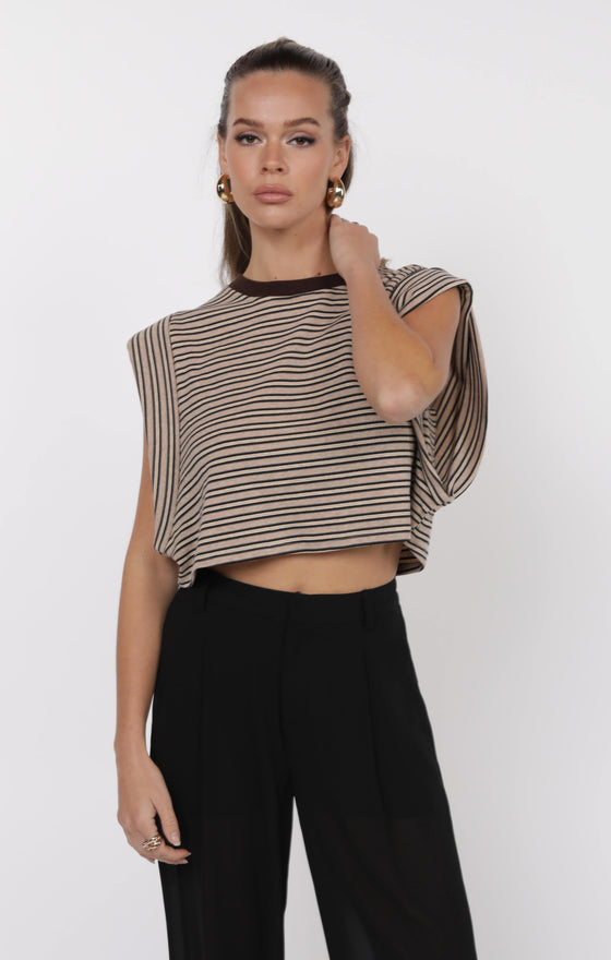ONE AND ONLY STRIPE TEE