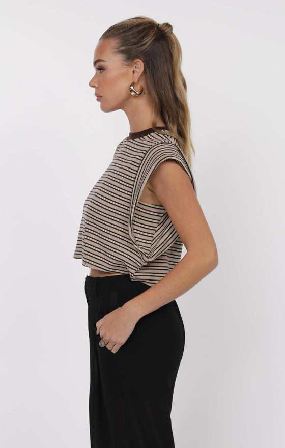 ONE AND ONLY STRIPE TEE