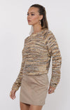 MAISEY MULTI COLOR CREWNECK SWEATER