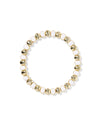 DAPHNE ENAMEL GOLD STRETCH BRACELET