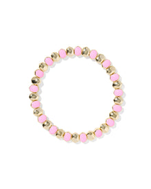  DAPHNE ENAMEL GOLD STRETCH BRACELET