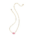 ELISA ENAMEL FRAMED PAPERCLIP NECKLACE