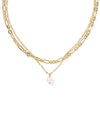 ASHTON GOLD MULTI STRAND NECKLACE