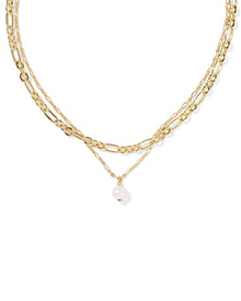  ASHTON GOLD MULTI STRAND NECKLACE