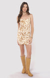 CITY BOHEME STRETCH MINI DRESS