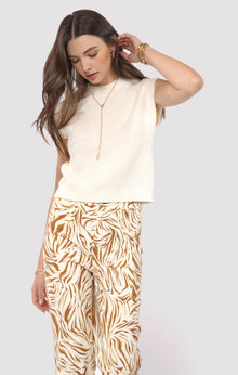  CHILL BEATS SLEEVELESS SWEATER