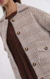 LOLA PLAID SWEATER JACKET