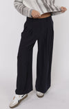 MOST WANTED PLEAT FRONT WIDE LEG PANTS