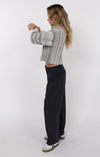 MOST WANTED PLEAT FRONT WIDE LEG PANTS