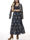 VIVIAN EMBROIDERED MAXI SKIRT