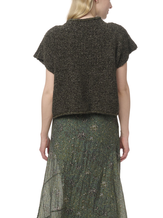 ANDREA MOCKNECK CHENILLE SWEATER