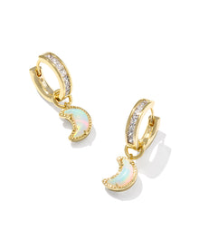  MOON HUGGIE EARRINGS