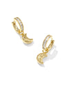 MOON HUGGIE EARRINGS