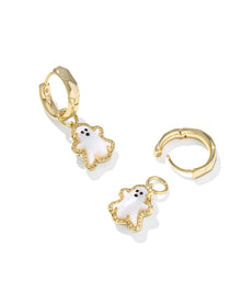  GHOST HUGGIE EARRINGS