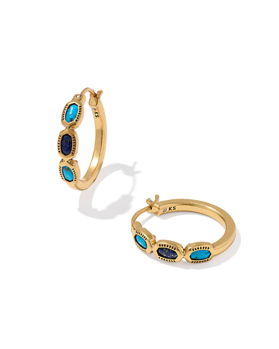 MINI ELISA HOOP EARRINGS