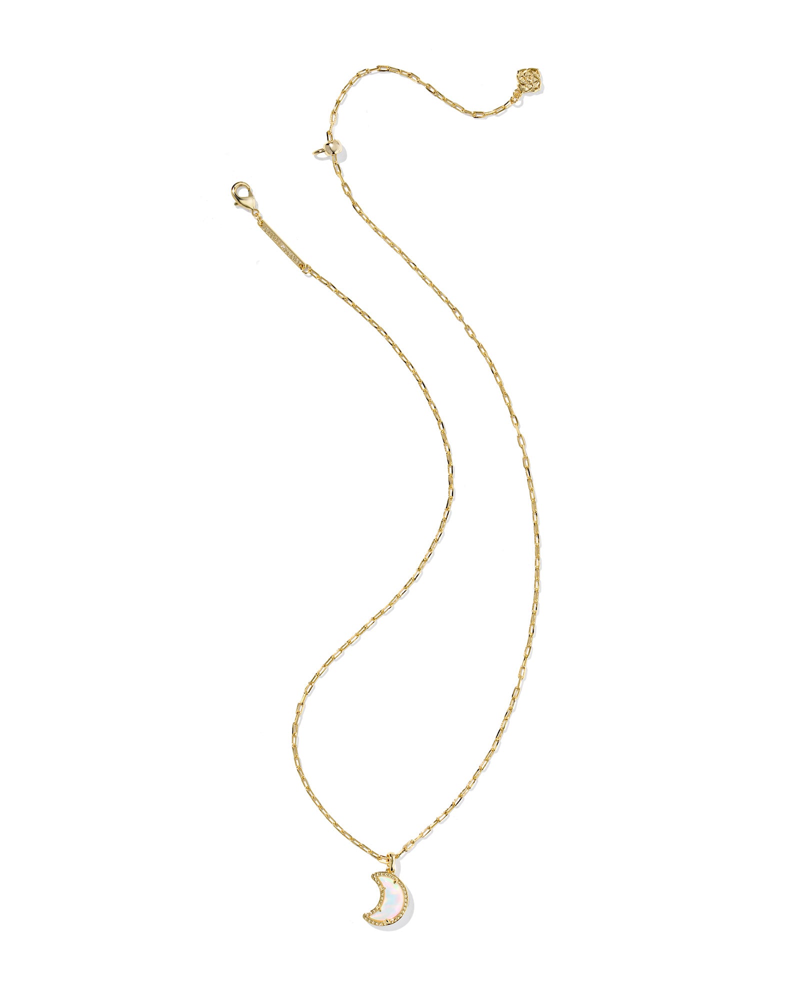 MOON SHORT PENDANT NECKLACE