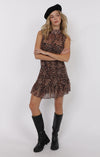 WILD DREAMS RUFFLE MINI DRESS