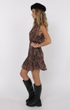 WILD DREAMS RUFFLE MINI DRESS