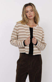  DAPHNE STRIPE CARDIGAN
