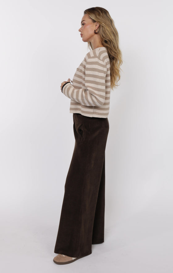 DAPHNE STRIPE CARDIGAN