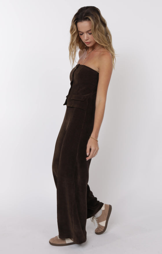 MYSTIQUE TUBE VEST WIDE KEG JUMPSUIT
