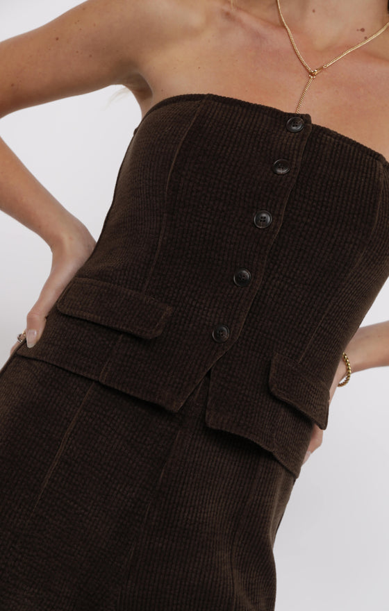 MYSTIQUE TUBE VEST WIDE KEG JUMPSUIT